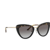 Prada PR 25XS Sunglasses 3890A7 black / havana / black - product thumbnail 2/4