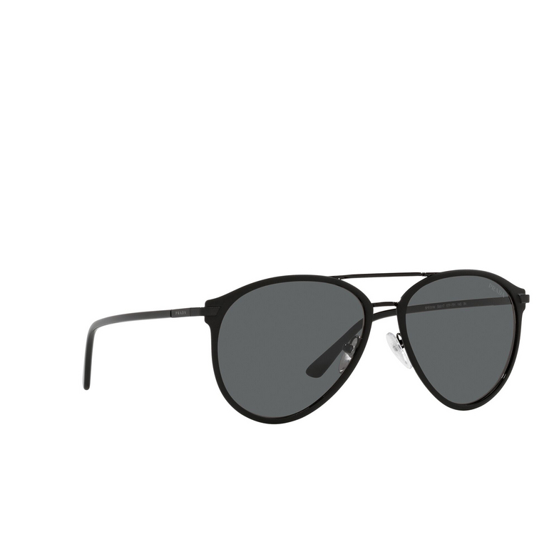 Prada PR 51WS Sunglasses 07F731 matte black / black - 2/4