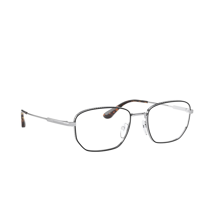 Prada PR 52WV Eyeglasses 5241O1 black / silver - 2/4