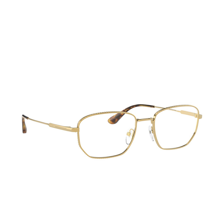 Prada PR 52WV Eyeglasses ZVN1O1 pale gold - 2/4