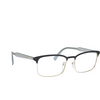 Prada PR 54WV Eyeglasses VH81O1 matte blue / pale gold - product thumbnail 2/4