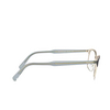Prada PR 54WV Eyeglasses VH81O1 matte blue / pale gold - product thumbnail 3/4