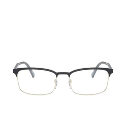 Prada® Rectangle Eyeglasses: PR 54WV color Matte Blue / Pale Gold VH81O1.
