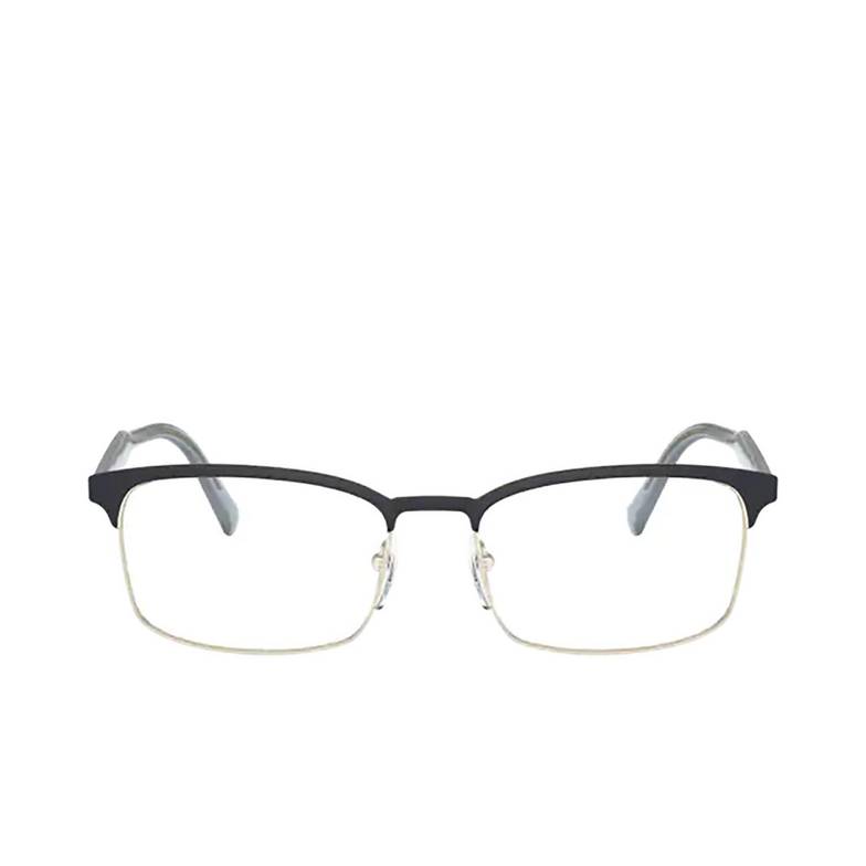 Prada PR 54WV Eyeglasses VH81O1 matte blue / pale gold - 1/4