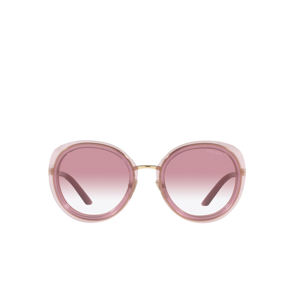 Prada® Oval Sunglasses: PR 54YS color Buganville Opal 05Y02O - front view.