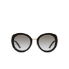 Prada PR 54YS Sunglasses AAV0A7 black - product thumbnail 1/4