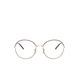 Prada® Round Eyeglasses: PR 55WV color Cocoa / Clay 02H1O1.
