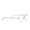 Prada PR 55WV Eyeglasses SVF1O1 pink gold - product thumbnail 2/4