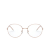 Prada PR 55WV Eyeglasses SVF1O1 pink gold - product thumbnail 1/4
