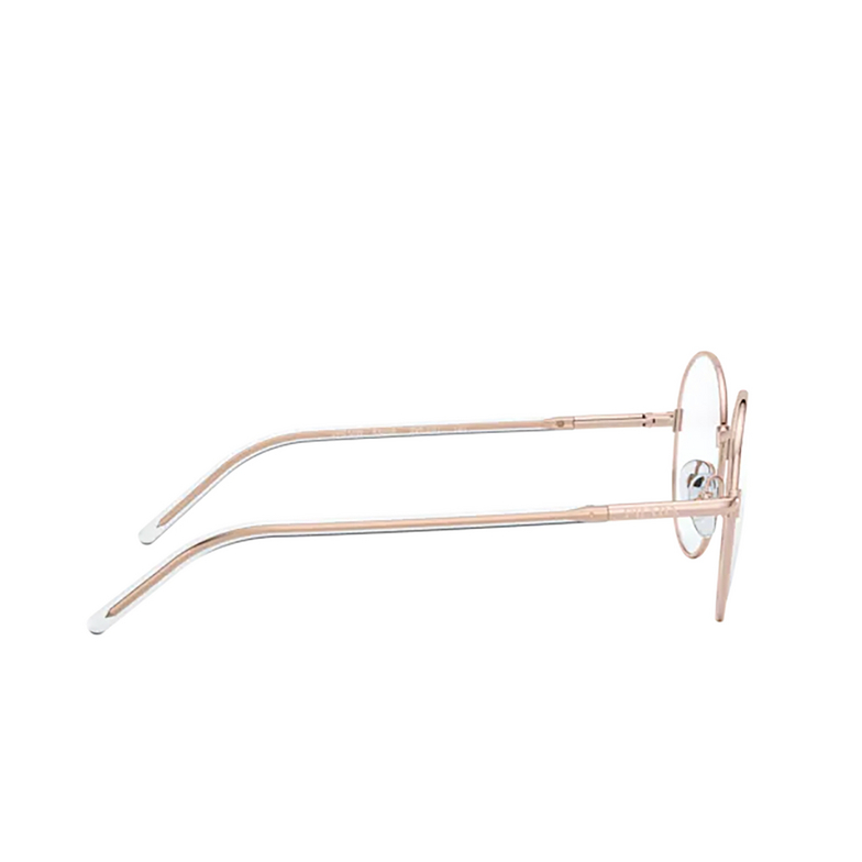Prada PR 55WV Eyeglasses SVF1O1 pink gold - 3/4