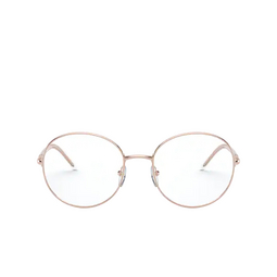 Prada® Round Eyeglasses: PR 55WV color Pink Gold SVF1O1.