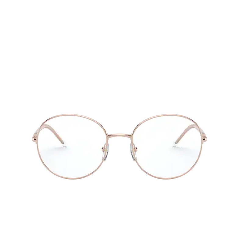 Prada PR 55WV Eyeglasses SVF1O1 pink gold - 1/4