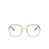 Prada PR 56WV Eyeglasses 02H1O1 brown / beige - product thumbnail 1/4