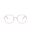 Prada PR 56WV Eyeglasses SVF1O1 pink gold - product thumbnail 1/4