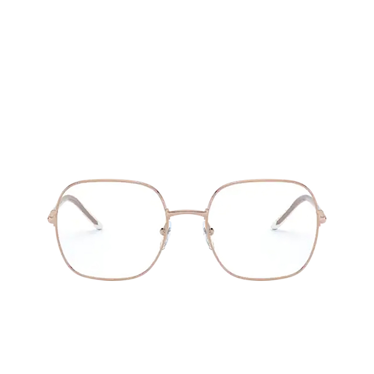 Prada PR 56WV Eyeglasses SVF1O1 PINK GOLD - front view
