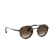 Prada PR 56XS Sunglasses 05A1X1 stripped grey / gunmetal - product thumbnail 2/4