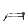 Prada PR 56XS Sunglasses 05A1X1 stripped grey / gunmetal - product thumbnail 3/4