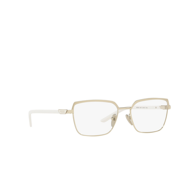 Prada PR 56YV Eyeglasses ZVN1O1 oro pallido opaco / oro pallido - 2/4
