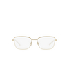 Prada PR 56YV Eyeglasses ZVN1O1 oro pallido opaco / oro pallido - product thumbnail 1/4
