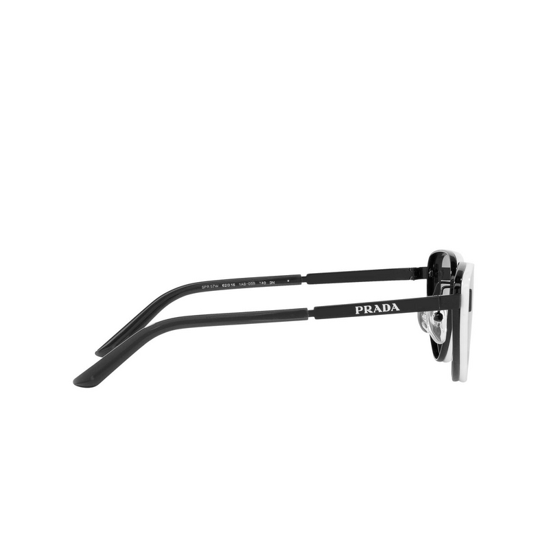 Prada PR 57WS Sunglasses 1AB05B black - 3/4