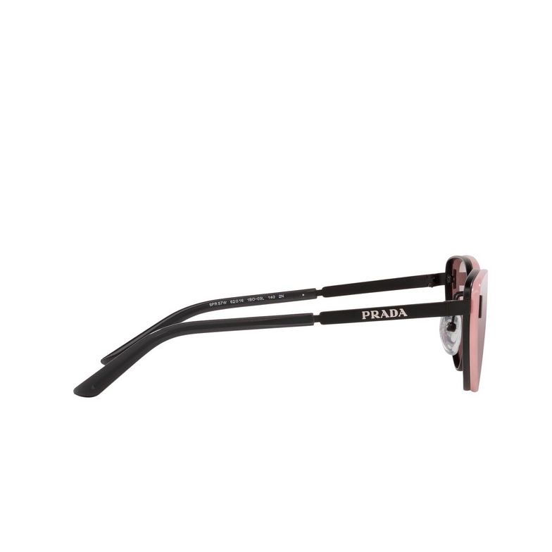 Prada PR 57WS Sunglasses 1BO03L matte black - 3/4