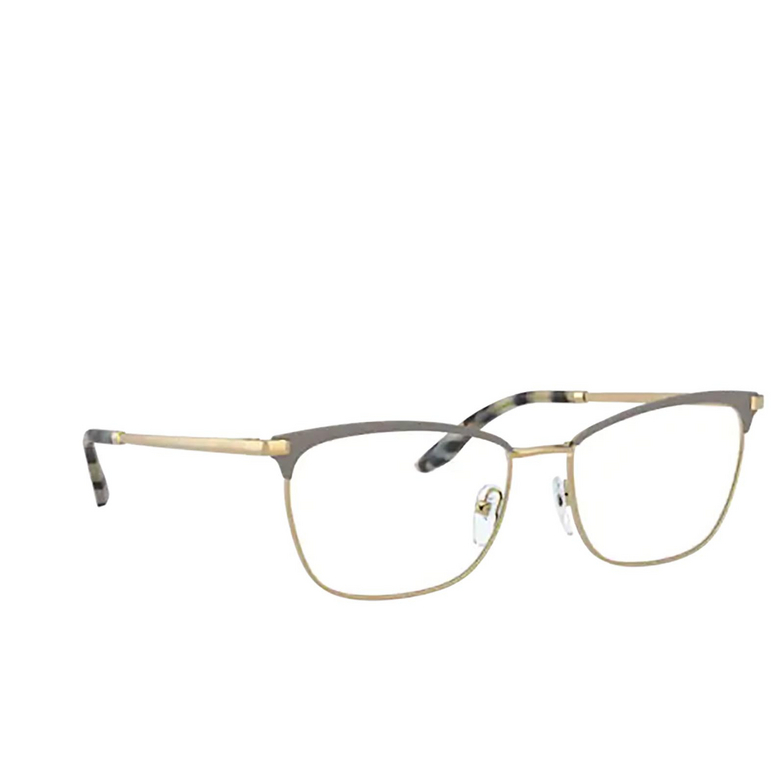 Prada PR 57WV Eyeglasses 03H1O1 brown / gold - 2/4