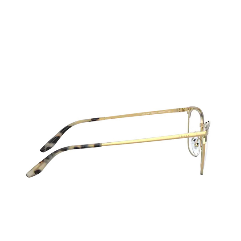 Prada PR 57WV Eyeglasses 03H1O1 brown / gold - 3/4