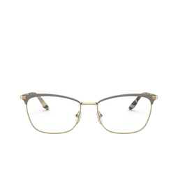 Prada® Irregular Eyeglasses: PR 57WV color Brown / Gold 03H1O1.