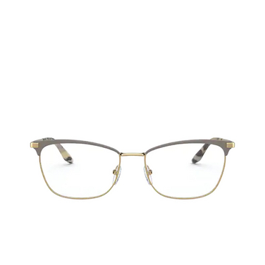 Prada PR 57WV Korrektionsbrillen 03H1O1 brown / gold - Vorderansicht