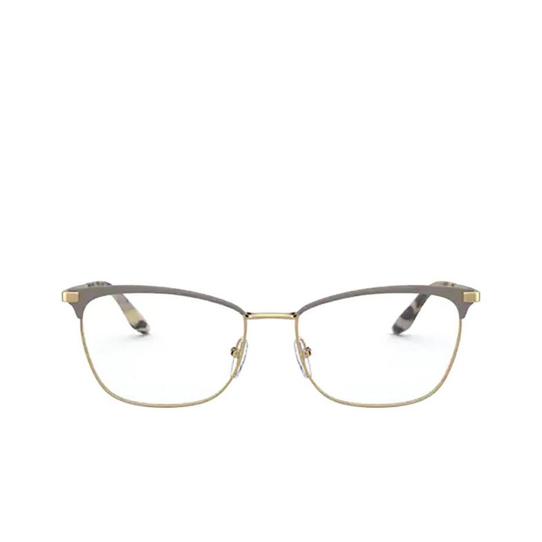 Prada PR 57WV Eyeglasses 03H1O1 brown / gold - 1/4