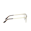 Prada PR 57WV Eyeglasses 09B1O1 bordeaux / pale gold - product thumbnail 3/4