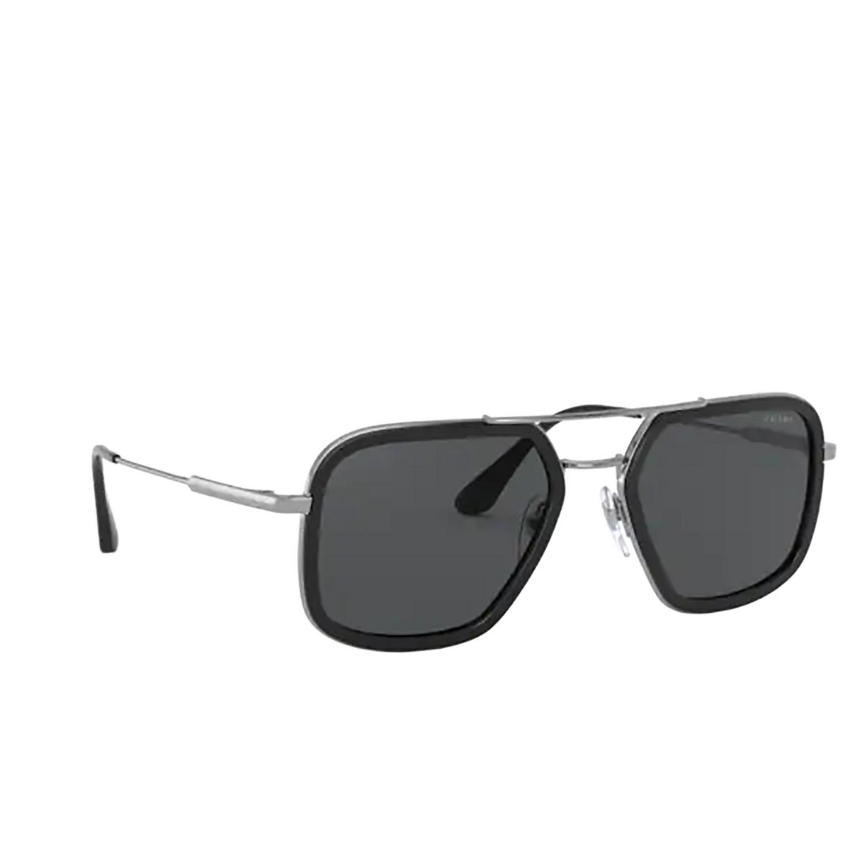Prada PR 57XS Sunglasses M4Y5S0 BLACK - three-quarters view