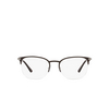 Prada PR 57YV Eyeglasses 02Q1O1 matte brown - product thumbnail 1/4