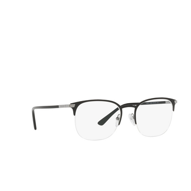 Prada PR 57YV Korrektionsbrillen YDC1O1 black - Dreiviertelansicht