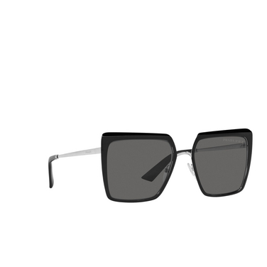 Prada PR 58WS Sunglasses 1ab5z1 black - three-quarters view