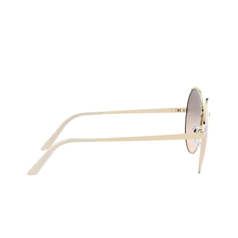 Prada PR 59XS Sunglasses 07B4K0 pale gold / matte pink - 3/4