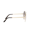 Prada PR 59XS Sunglasses KOF3D0 pale gold / brown - product thumbnail 3/4