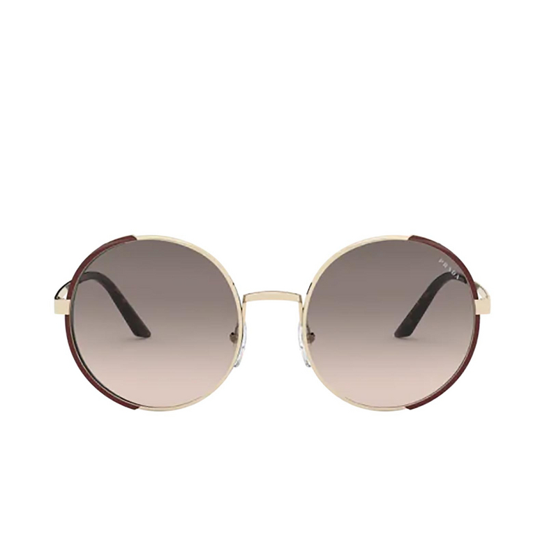 Prada PR 59XS Sunglasses KOF3D0 pale gold / brown - 1/4