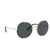 Prada PR 59XS Sunglasses QE35Z1 pale gold / matte black - product thumbnail 2/4