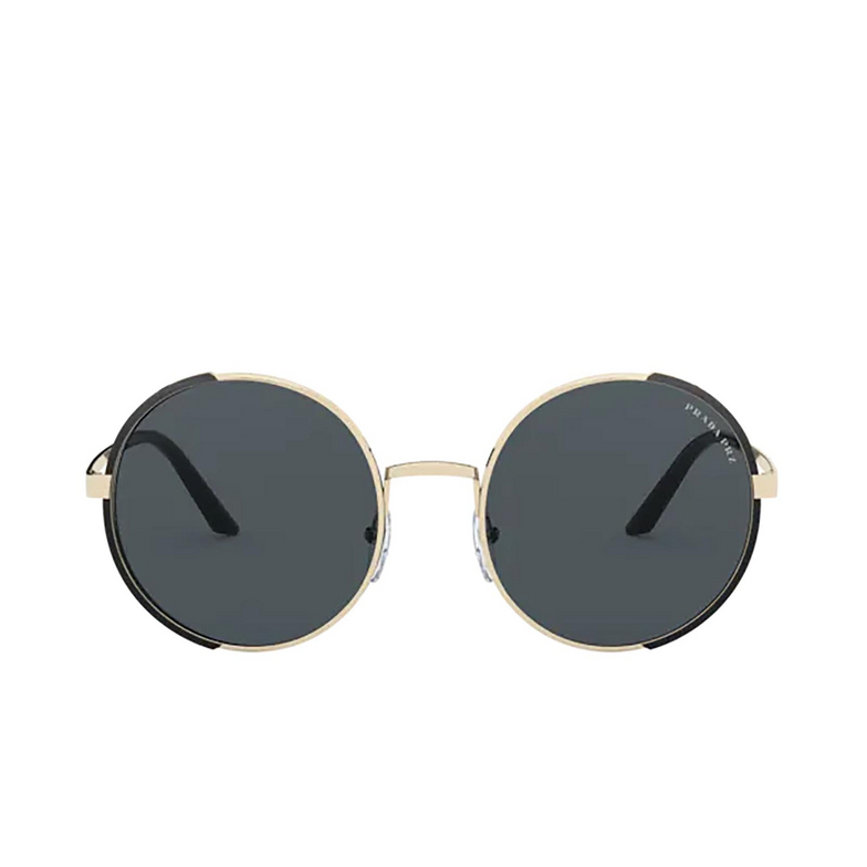 Prada PR 59XS Sunglasses QE35Z1 pale gold / matte black - 1/4