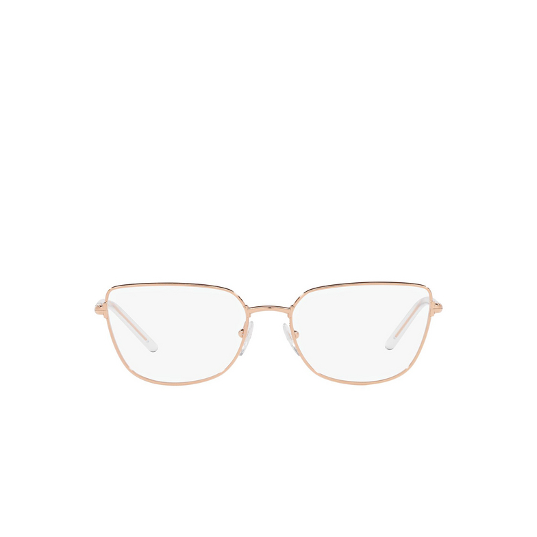 Prada PR 59YV Eyeglasses SVF1O1 pink gold - 1/4