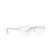 Prada PR 59YV Eyeglasses ZVN1O1 pale gold - product thumbnail 2/4