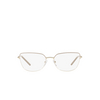 Prada PR 59YV Eyeglasses ZVN1O1 pale gold - product thumbnail 1/4