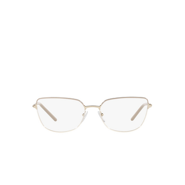 Prada PR 59YV Eyeglasses ZVN1O1 pale gold - front view