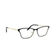 Prada® Butterfly Eyeglasses: PR 60XV color Top Black / Pale Gold AAV1O1 - product thumbnail 2/3.
