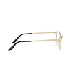 Prada® Butterfly Eyeglasses: PR 60XV color Top Black / Pale Gold AAV1O1 - product thumbnail 3/3.