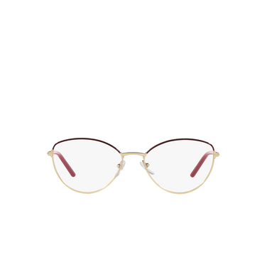 Prada PR 62WV Eyeglasses FHX1O1 bordeaux / gold - front view