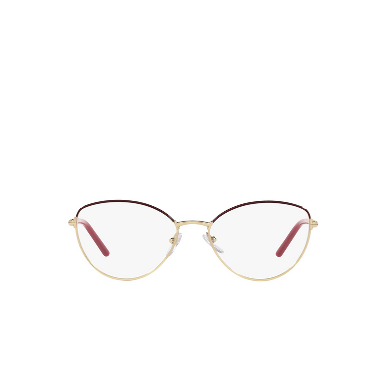 Prada PR 62WV Eyeglasses FHX1O1 bordeaux / gold - 1/4