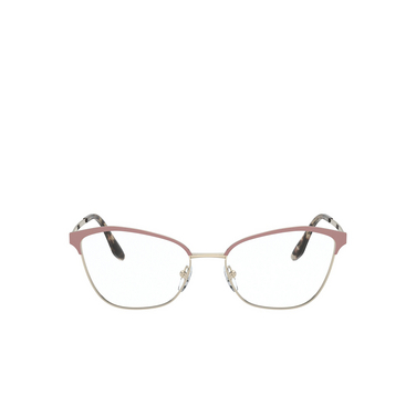 Prada PR 62XV Eyeglasses 07B1O1 matte pink / pale gold - front view