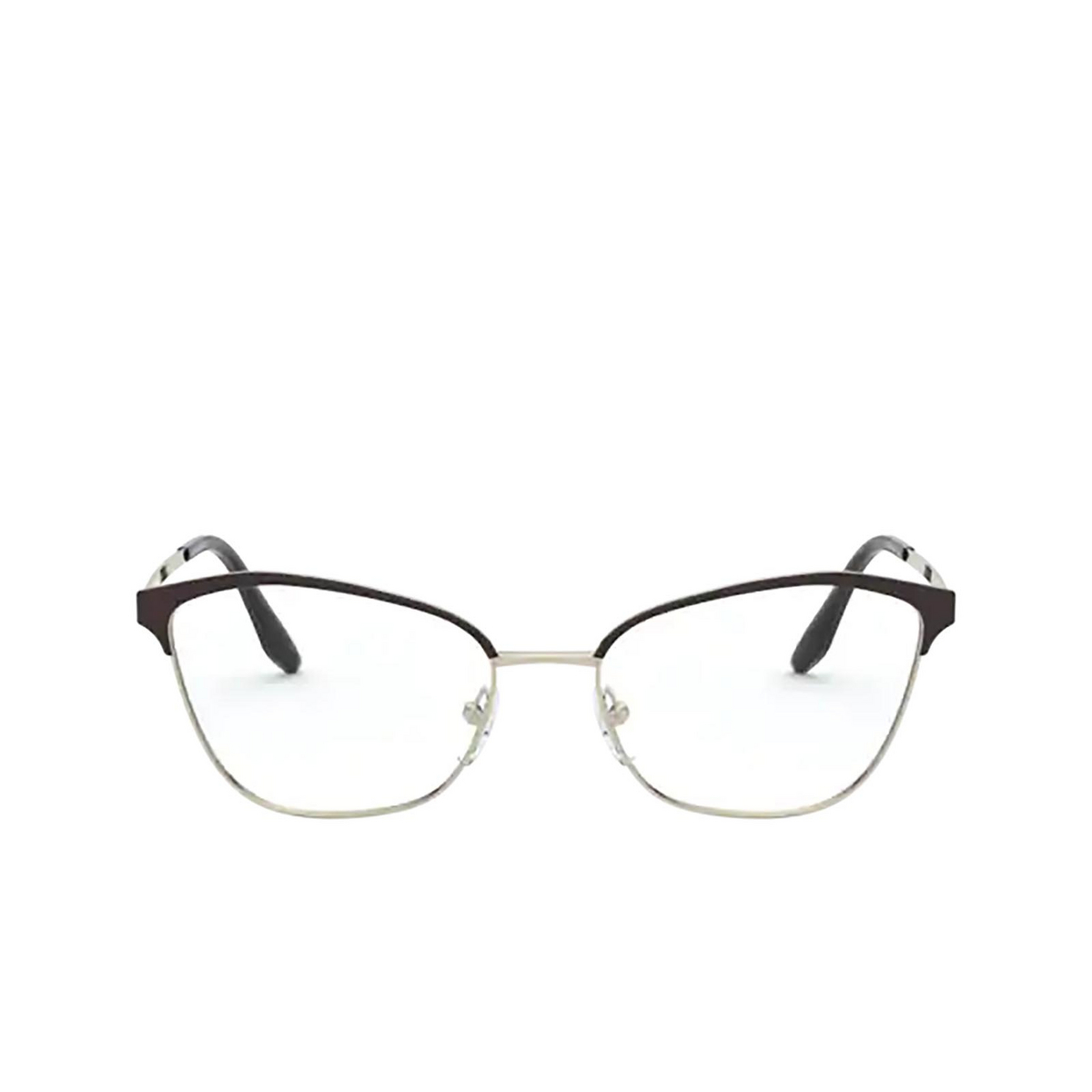 Prada PR 62XV Eyeglasses AAV1O1 BLACK / LIGHT GOLD - front view